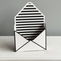Конвертик New World ENVL-01 171 White/Black 