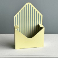 Конвертик New World ENVL-01 291 Yellow/Grey Stripes