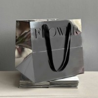 Пакет-переноска New World Flower 32x32x32cm Silver