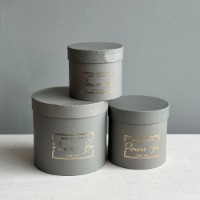 Set de cutii New World Flower Box 3pcs Grey (YS 1817-5)