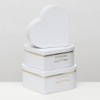 Набор коробок New World Flowers 3pcs White (W9646)