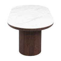 Обеденный стол Deco Botas 200x90x76 White/ Wooden фото №3 — интернет-магазин Desire.md