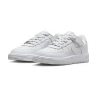 Ghete pentru copii Nike Force 1 Low EasyOn White, s.32