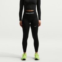 Jambiere damă Nike Pro Seamless High-Waisted 7/8 Black/White, s.S