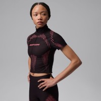 Женская футболка Nike Jordan Sport Flightweight Dri-FIT Black/Infrared 23/Clear, s.XS