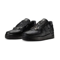 Ghete pentru bărbați Nike Air Force 1 Low Retro Premium Black/Metallic Silver, s.40.5