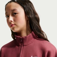 Женская толстовка Nike Sportswear Studio Fleece Pink Smoke/White, s.M фото №7 — интернет-магазин Desire.md