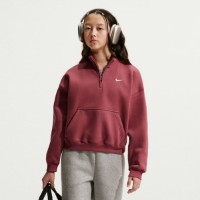 Женская толстовка Nike Sportswear Studio Fleece Pink Smoke/White, s.XS