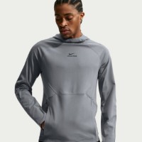 Мужская толстовка Nike Pro Dri-FIT Mid-Layer Smoke Grey/Black, s.S фото №4 — интернет-магазин Desire.md