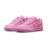 Ghete pentru copii Nike Force 1 Pink Rise/Pink Foam/Metallic Silver, s.33