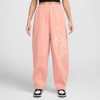 Женские спортивные штаны Nike Jordan Brooklyn Fleece Fireside Rust Pink/Pearl White, s.XS