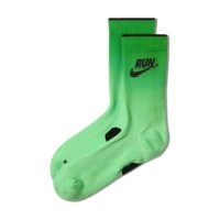 Мужские носки Nike Run Midweight Running Crew Illusion Green/Black, s.L