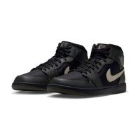 Bocanci pentru bărbați Nike Air Jordan 1 Mid Utility Black/Spruce Fog/Reflect Silver/Newsprint, s.42.5 imaginea #1 — magazin online Desire.md