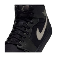 Bocanci pentru bărbați Nike Air Jordan 1 Mid Utility Black/Spruce Fog/Reflect Silver/Newsprint, s.44.5 imaginea #6 — magazin online Desire.md