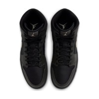 Bocanci pentru bărbați Nike Air Jordan 1 Mid Utility Black/Spruce Fog/Reflect Silver/Newsprint, s.41 imaginea #4 — magazin online Desire.md