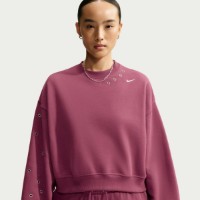 Hanorac damă Nike Studio Fleece Medium Weight NPink Smoke/Sail, s.L imaginea #4 — magazin online Desire.md