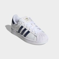 Ghete pentru dame Adidas Superstar II Footwear White/Night Indigo/Gold Metallic, s.39.5