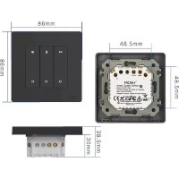 Întrerupător smart Moes ZRS-SR-EUC-GY-MS imaginea #2 — magazin online Desire.md