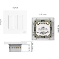 Умный выключатель Moes ZRS-SR-EUC-WH-MS фото №2 — интернет-магазин Desire.md