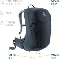 Рюкзак Deuter Futura 27 Black (3400326-7000) фото №2 — интернет-магазин Desire.md
