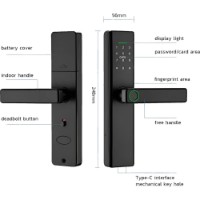 Blocare smart Tuya G518BK imaginea #2 — magazin online Desire.md
