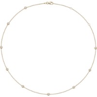 Colier din aur cu zirconii Fourline P1867 40-50cm 2,68g