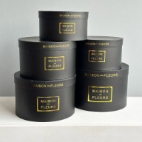 Набор коробок New World Maison Fleurs 5pcs Black (T95-11)