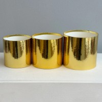 Набор цилиндров New World Metallic 3pcs Gold