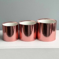 Набор цилиндров New World Metallic 3pcs Rose Gold