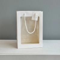 Подарочный пакет New World Rectangle 25x15x35cm White