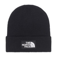 Шапка The North Face Logo Box Cuffed Black 