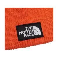 Шапка The North Face Logo Box Cuffed Orange фото №2 — интернет-магазин Desire.md