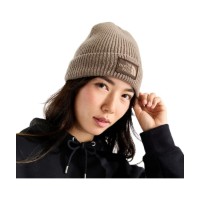Шапка The North Face Logo Box Cuffed Beige