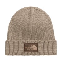Шапка The North Face Logo Box Cuffed Beige фото №2 — интернет-магазин Desire.md