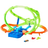 Drumul de joacă pentru copii Hot Wheels Hypersphere Crash Stunt Tracks 1:64 (JMG48)