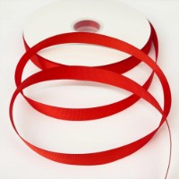 Panglică din reps Ding Xin 1.2cm Poppy Red (#0235)