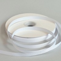 Panglică din reps Ding Xin 1.2cm White (#1114)