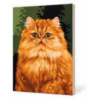 Tablou pe numere Art Gallery Premium Pisica rosie 20x30cm (CX3727)