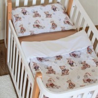 Lenjerie de pat pentru copii Veres Circus Bears 3pcs (153.1.52)