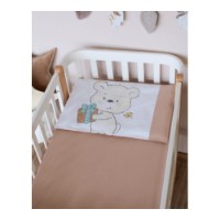 Lenjerie de pat pentru copii Veres Mocha Bear 3pcs (153.1.46) imaginea #2 — magazin online Desire.md
