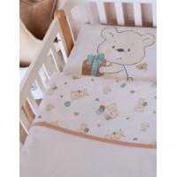 Lenjerie de pat pentru copii Veres Mocha Bear 3pcs (153.1.46) imaginea #3 — magazin online Desire.md