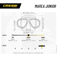 Маска для ныряния Cressi Marea Jr Clear/Yellow (DN283010) фото №5 — интернет-магазин Desire.md