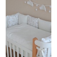 Детское постельное белье Veres Bunnies Among the Flowers 6pcs (220.49)
