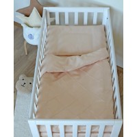 Lenjerie de pat pentru copii Veres Florence Caramel 3pcs (153.2.35)