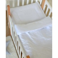 Lenjerie de pat pentru copii Veres Florence White 3pcs (153.2.31)