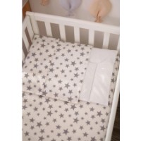 Lenjerie de pat pentru copii Veres Grey Stars Flannel 3pcs (154.04.13) imaginea #4 — magazin online Desire.md