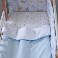 Lenjerie de pat pentru copii Veres Sleepy Moon Blue 6pcs (222.02.1) imaginea #5 — magazin online Desire.md