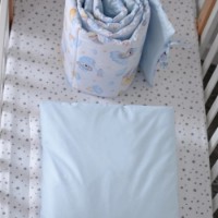 Lenjerie de pat pentru copii Veres Sleepy Moon Blue 6pcs (222.02.1) imaginea #4 — magazin online Desire.md