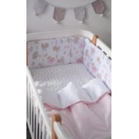 Детское постельное белье Veres Sleepy Moon Pink 6pcs (222.01.1)