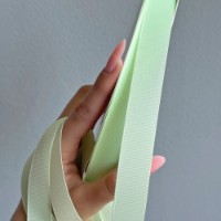 Panglică din reps Ding Xin 2cm Green Ash (#0512) imaginea #2 — magazin online Desire.md